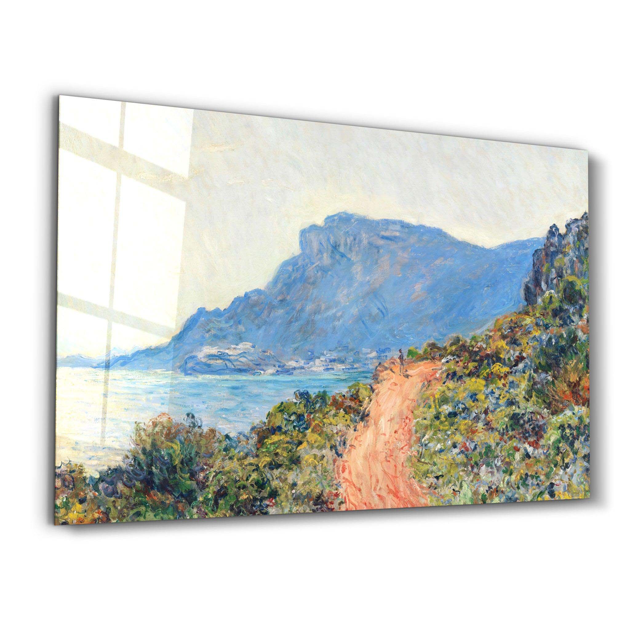 Claude Monet Monaco Corniche Kıyı Yolu - Yatay Cam Tablo Modelleri Claude Monet Monaco Corniche Kıyı Yolu - Yatay Temperli Cam Tablo Modelleri ve Fiyatları | Tablobudur