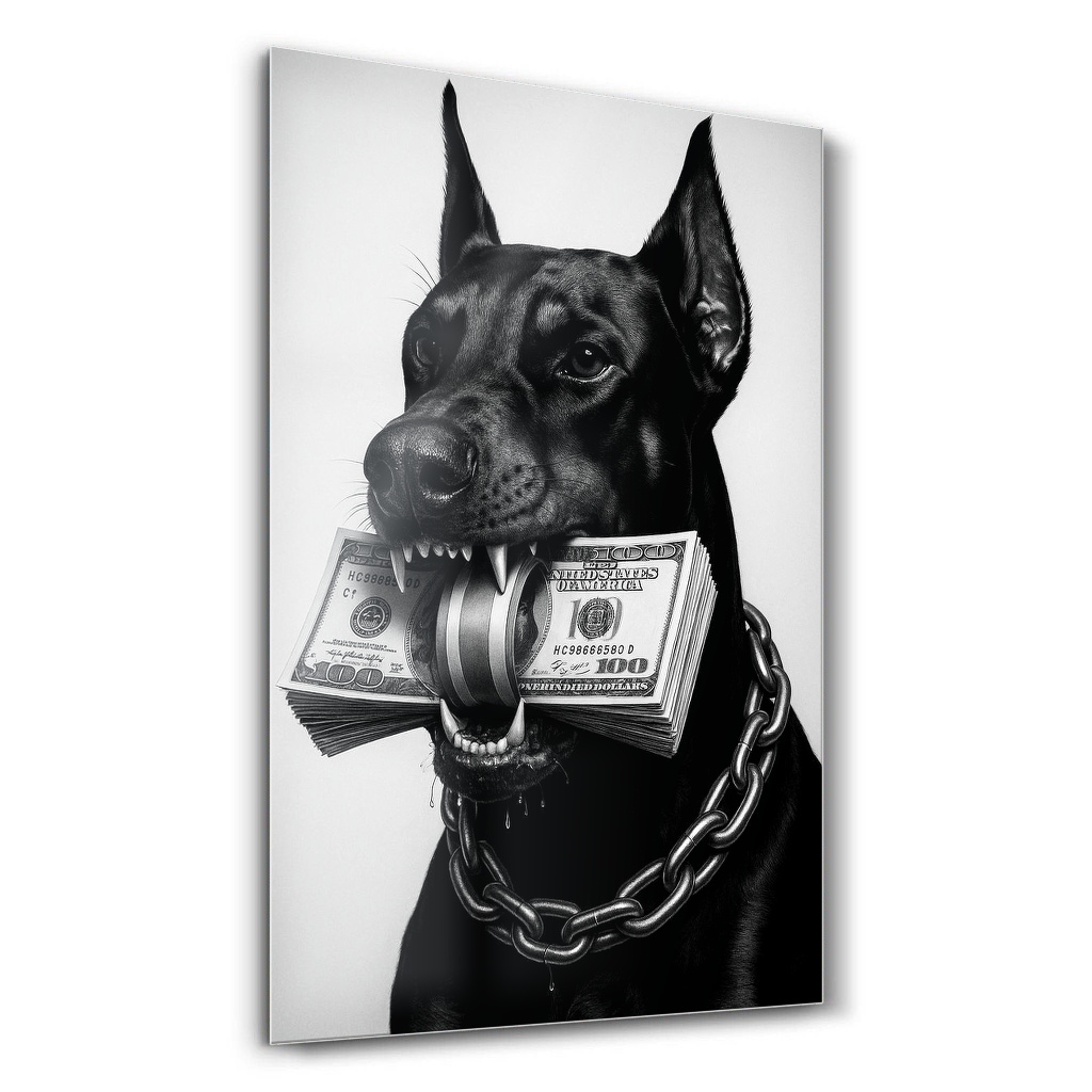 Sokak Stili Asil Doberman Pop Art - Dikey Cam Tablo Modelleri Sokak Stili Asil Doberman Pop Art - Dikey Temperli Cam Tablo Modelleri ve Fiyatları | Tablobudur